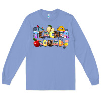 Colony Blue teacher squad Long Sleeve Tee - AdoDesignShop