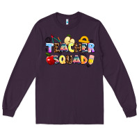 Plum teacher squad Long Sleeve Tee - AdoDesignShop