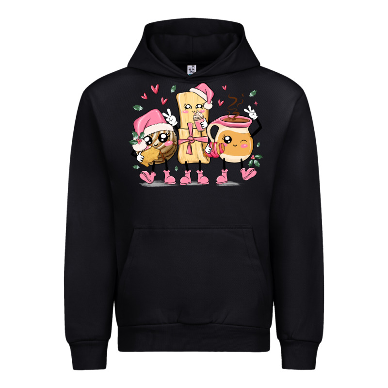 Mexican Christmas Pan Dulce Cartoon Characters Urban Hoodie by MaliasSmallBusiness | Teevron