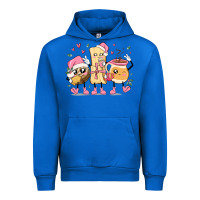 Cobalt mexican christmas pan dulce cartoon characters Urban Hoodie - MaliasSmallBusiness