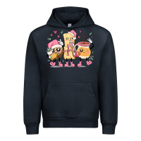 Navy mexican christmas pan dulce cartoon characters Urban Hoodie - MaliasSmallBusiness