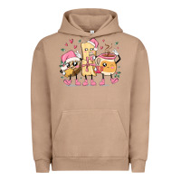 Pigment Burro mexican christmas pan dulce cartoon characters Urban Hoodie - MaliasSmallBusiness