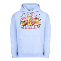 Pigment Grape Ice mexican christmas pan dulce cartoon characters Urban Hoodie - MaliasSmallBusiness