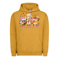 Pigment Peanut Butter mexican christmas pan dulce cartoon characters Urban Hoodie - MaliasSmallBusiness