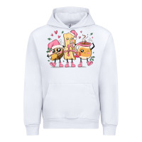 White mexican christmas pan dulce cartoon characters Urban Hoodie - MaliasSmallBusiness