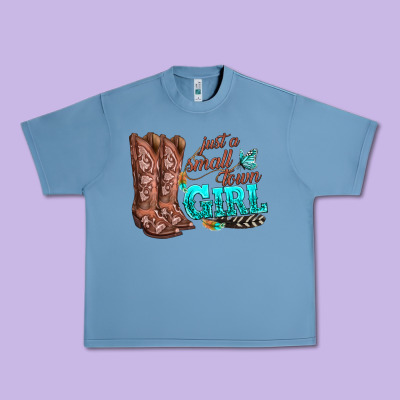 Justas Malltown Girlie Urban Heavy Tee Designed By Texasbilliewilder