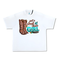 White justas malltown girlie Urban Heavy Tee - texasbilliewilder