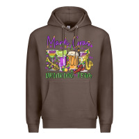 Coffee mardi gras drinking team Premium Hoodie - MaliasSmallBusiness