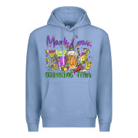 Colony Blue mardi gras drinking team Premium Hoodie - MaliasSmallBusiness