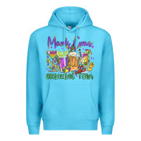 Ocean Blue mardi gras drinking team Premium Hoodie - MaliasSmallBusiness