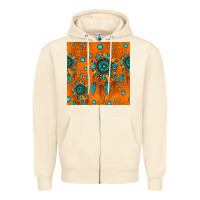 Sandshell western dreamcatchers seamless pattern Zipper Hoodie - HRA Design Shop