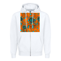 White western dreamcatchers seamless pattern Zipper Hoodie - HRA Design Shop