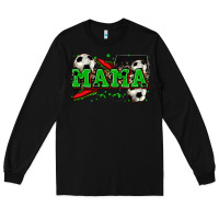 Black mama soccer Long Sleeve Tee - Zillion Design Studio