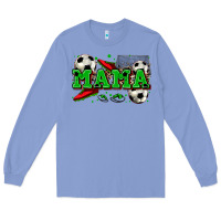 Colony Blue mama soccer Long Sleeve Tee - Zillion Design Studio