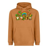 Meerkat st patricks gnomes with rainbow Heavyweight Hoodie - AdoDesignShop