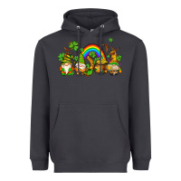 Smoke st patricks gnomes with rainbow Heavyweight Hoodie - AdoDesignShop