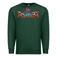 Sports Green no thanks cupid Premium Sweatshirt - AdoDesignShop