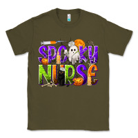 Army Green Halloween Spooky Nurse Classic Tee - texasbilliewilder