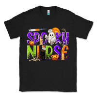 Black Halloween Spooky Nurse Classic Tee - texasbilliewilder