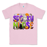 Bubblegum Pink Halloween Spooky Nurse Classic Tee - texasbilliewilder