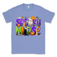 Colony Blue Halloween Spooky Nurse Classic Tee - texasbilliewilder