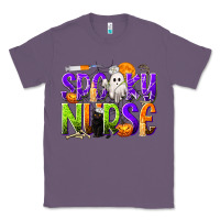 Lavender Halloween Spooky Nurse Classic Tee - texasbilliewilder