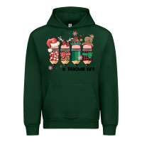Forest Green teacher christmas Urban Hoodie - MaliasSmallBusiness