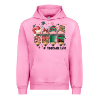 Fuchsia Pink teacher christmas Urban Hoodie - MaliasSmallBusiness