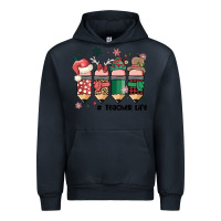 Navy teacher christmas Urban Hoodie - MaliasSmallBusiness