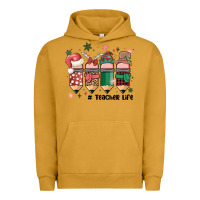 Pigment Peanut Butter teacher christmas Urban Hoodie - MaliasSmallBusiness