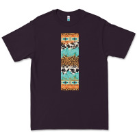 Plum fall pattern Premium Tee - Artiststas