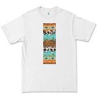 White fall pattern Premium Tee - Artiststas