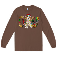 Chestnut beagle christmas joy Long Sleeve Tee - RanaPortraitStore