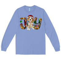Colony Blue beagle christmas joy Long Sleeve Tee - RanaPortraitStore