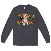 Smoke beagle christmas joy Long Sleeve Tee - RanaPortraitStore
