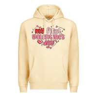 Pina Colada my first valentines day Premium Hoodie - MaliasSmallBusiness