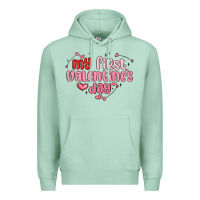 Seafoam my first valentines day Premium Hoodie - MaliasSmallBusiness