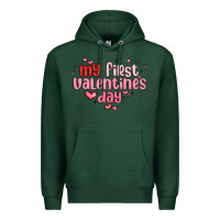 My First Valentines Day Premium Hoodie | Teevron