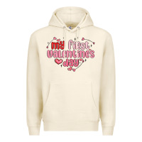 Tofu my first valentines day Premium Hoodie - MaliasSmallBusiness