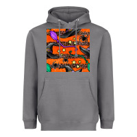 Storm halloween witch hats leopard seamless pattern Heavyweight Hoodie - BundleAndBundleShop