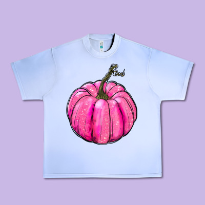 Breast Cancer Awareness Pink Pumpkin Urban Heavy Tee Designed By Ranaportraitstore