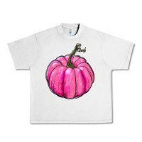Lunar Rock Breast Cancer Awareness Pink Pumpkin Urban Heavy Tee - RanaPortraitStore