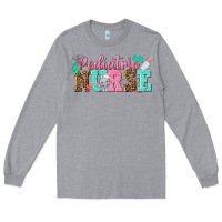 Heather Grey pediatric nurse Long Sleeve Tee - texasbilliewilder