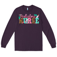 Plum pediatric nurse Long Sleeve Tee - texasbilliewilder