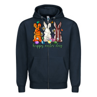 Navy happy easter day with sports Zipper Hoodie - Neo Western