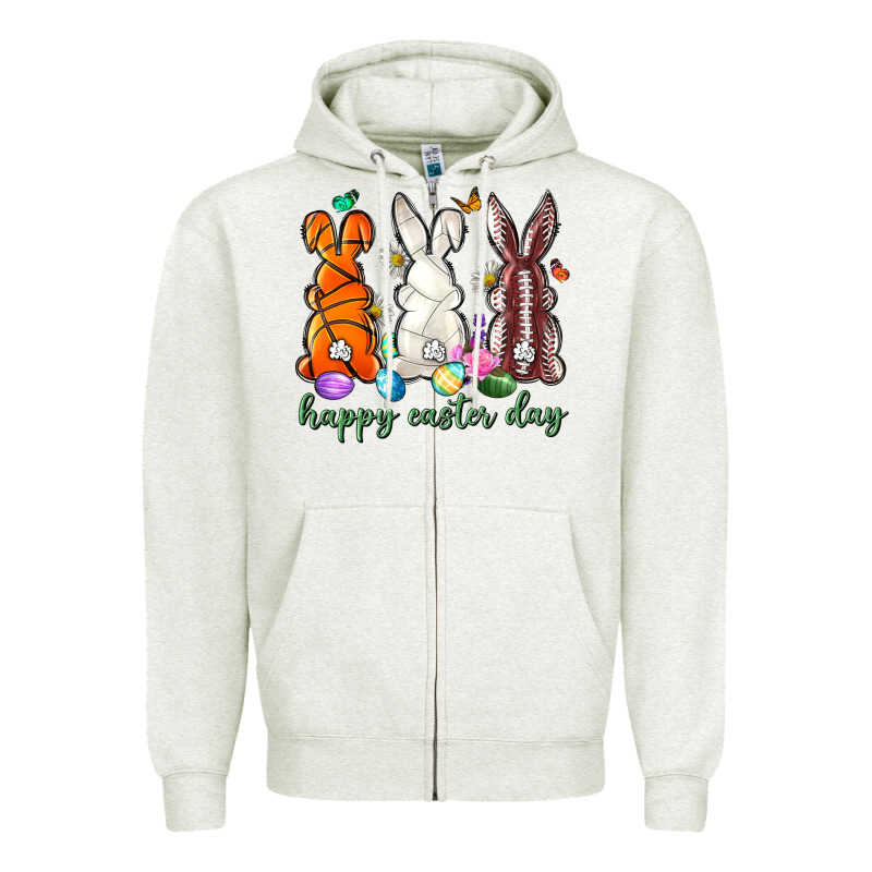 Happy Easter Day With Sports Zipper Hoodie by Neo Western | Teevron