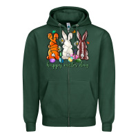 Sports Green happy easter day with sports Zipper Hoodie - Neo Western