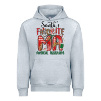 Heather Grey santa favorite medical assistant Urban Hoodie - MaliasSmallBusiness