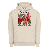 Pigment French Oak santa favorite medical assistant Urban Hoodie - MaliasSmallBusiness