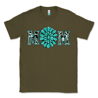 Army Green western mom Classic Tee - RanaPortraitStore